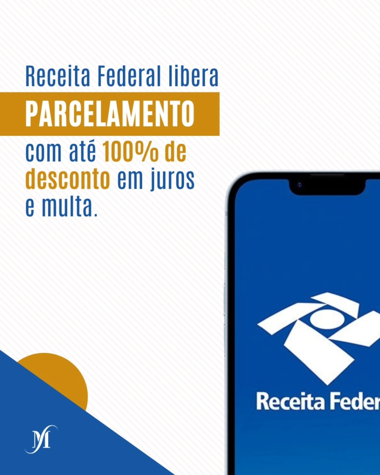 Receita Federal libera parcelamento com até 100% de desconto